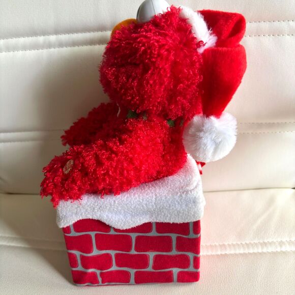 KURT S. ADLER Vintage Sesame Street Workshop Christmas Elmo Animated Plush 12"X6 - Picture 3 of 6